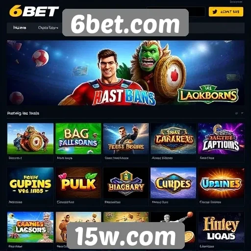 Plataforma 6bet.com oferece diversas opções de jogos online
